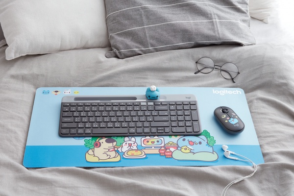 Logitech羅技「貓貓蟲咖波」聯名鍵盤+滑鼠上市！快跟療癒萌主一起耍廢！