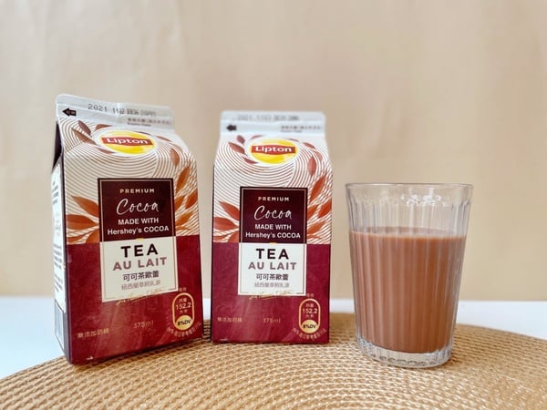 全家、7-11新品推薦！立頓聯手Hershey's推可可茶歐蕾，立頓紅茶+可可粉打造超濃可可飲