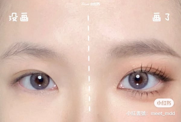 內雙日常眼妝畫法！「下眼瞼留白」矯正眼型又放大，打造深邃雙眼不吃妝