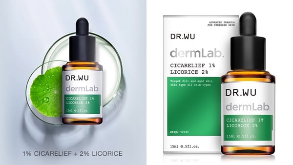 積雪草修護精華推薦7：DR.WU Dermlab 1%積雪草舒敏修護精華