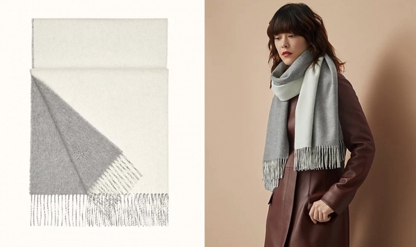 2021秋冬「精品LOGO圍巾」推薦：DIOR OBLIQUE 毛毯披肩，NT.56000
