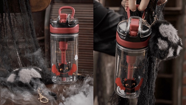 星巴克「萬聖派對魔法系列」登場！飛天小黑貓吸管杯可愛爆棚，黑色鑽石杯絕美必收！