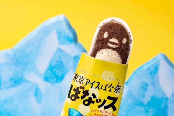 TOKYO BANANA東京香蕉變企鵝冰淇淋！加倍香蕉卡士達+巧克力海綿蛋糕，5款企鵝都可愛！