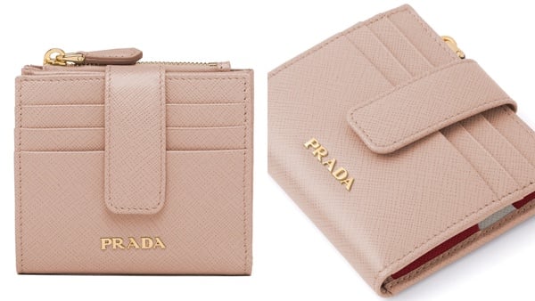 Prada Saffiano 小號皮革錢包,NT17,000