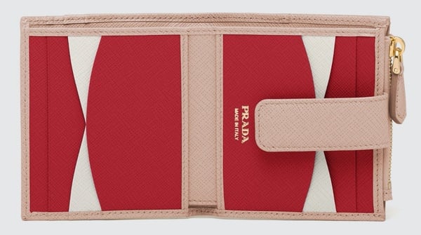 Prada Saffiano 小號皮革錢包,NT17,000