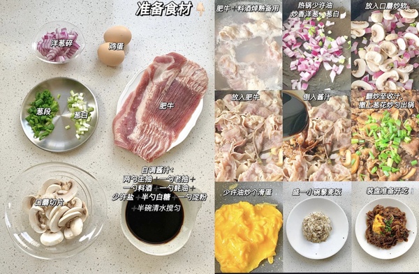 減脂必收藏！「牛肉料理」食譜大公開！蒜香牛肉杏鮑菇、牛排波奇飯，低卡又美味