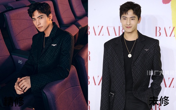 楊冪、楊穎紅毯比美！10位明星紅毯造型精修vs未修，楊洋生圖一樣帥炸，宋茜生圖瘦超多