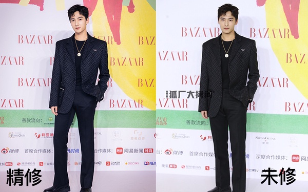 楊冪、楊穎紅毯比美！10位明星紅毯造型精修vs未修，楊洋生圖一樣帥炸，宋茜生圖瘦超多