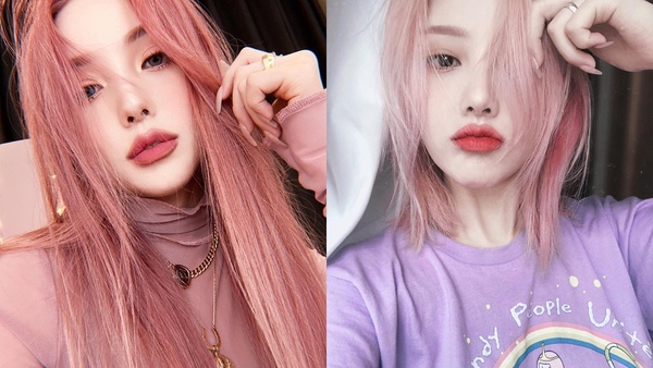 BLACKPINK LISA玫瑰金髮色超夢幻！女星玫瑰粉金髮色盤點，太妍、Rosé 根本仙女下凡