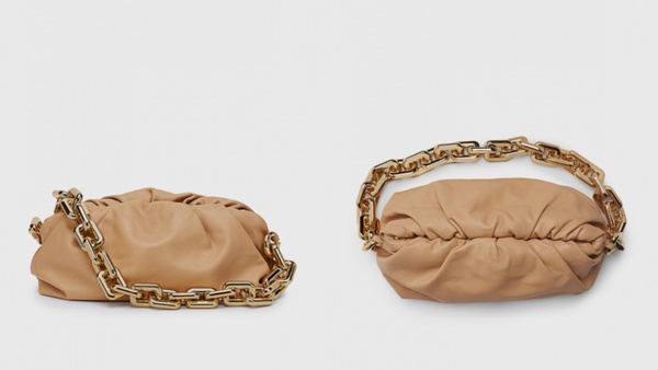 黑五精品包推薦清單7:Bottega Veneta The Chain Nappato 小牛皮手拿肩背包 優惠價US$2,768(約NT$76,910)/原價US$3,690(約NT$102,530)
