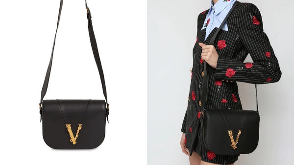 黑五精品包推薦清單10:VERSACE VIRTUS馬鞍包 原價€ 1,936.00(約NT$60,910)