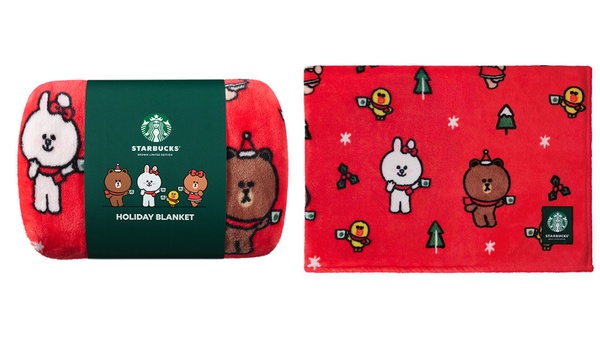 星巴克聯名LINE FRIENDS推限定商品,紅圍裙熊大店長必入手!LINE FRIENDS紅圍裙熊大,售價780元