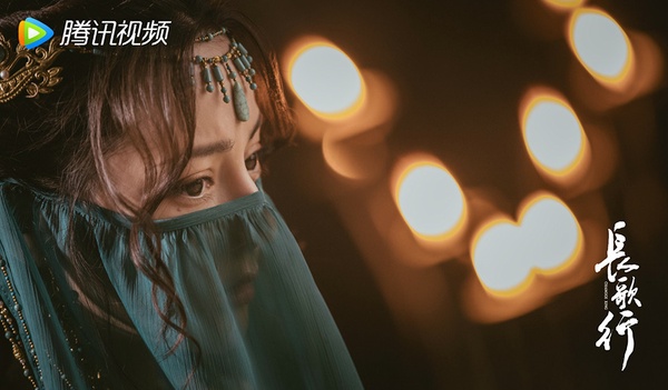 網評2021古裝劇最美「面紗美人」TOP 1：迪麗熱巴 飾演《長歌行》李長歌