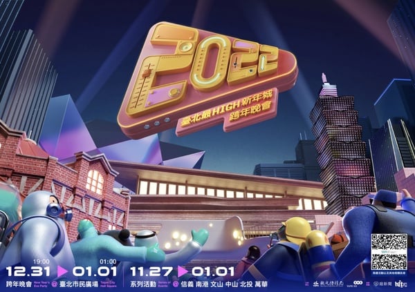2022跨年煙火推薦景點1：台北101