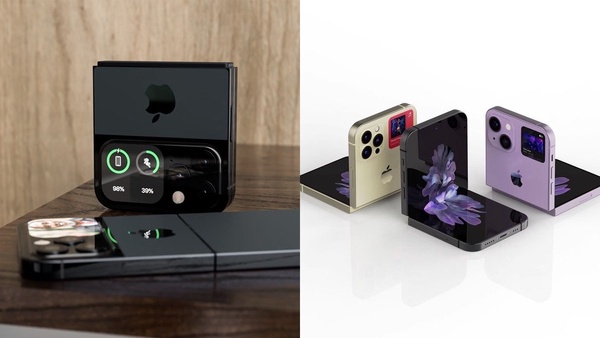 蘋果首款摺疊機iPhone Flip預測曝光！四眼怪鏡頭、背蓋螢幕登場，日落橘新色質感爆棚