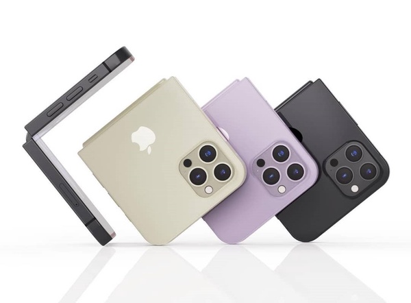 蘋果首款摺疊機iPhone Flip預測曝光！四眼怪鏡頭、背蓋螢幕登場，日落橘新色質感爆棚