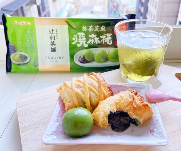 抹茶控開吃！健司X辻利「抹茶芝麻燒麻糬」