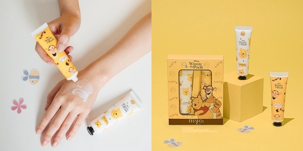 FreshO2推出「小熊維尼系列」彩妝，超萌維尼潤唇棒、蜜粉、護手霜一次包辦！