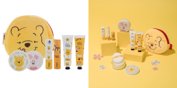 FreshO2推出「小熊維尼系列」彩妝，超萌維尼潤唇棒、蜜粉、護手霜一次包辦！