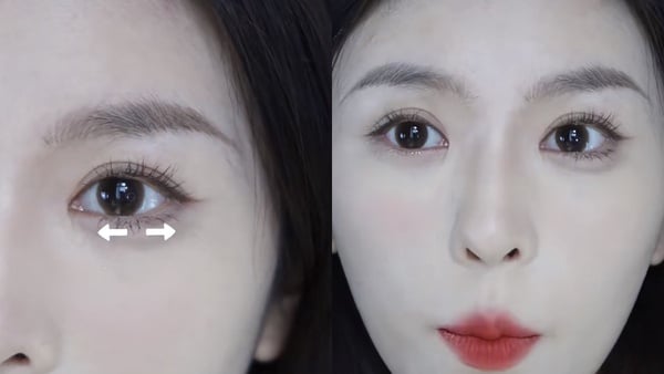 不同眼型「臥蠶畫法」公開！笑一下定位臥蠶是關鍵，這樣畫臥蠶還能視覺放大瞇瞇眼