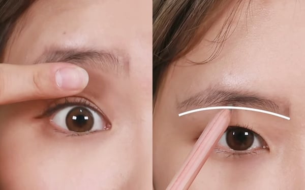 新手必學眉毛「黃金比例」定位法！原生眉定位、矯正眉型畫法，調整五官及臉型比例