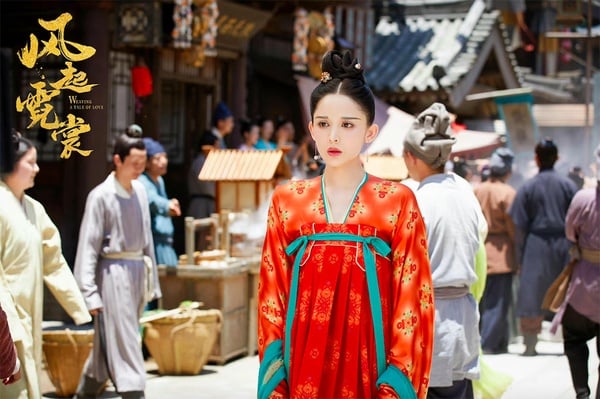 網評古裝劇最美「唐宮美人」TOP 8：古力娜扎 飾演《風起霓裳》庫狄琉璃