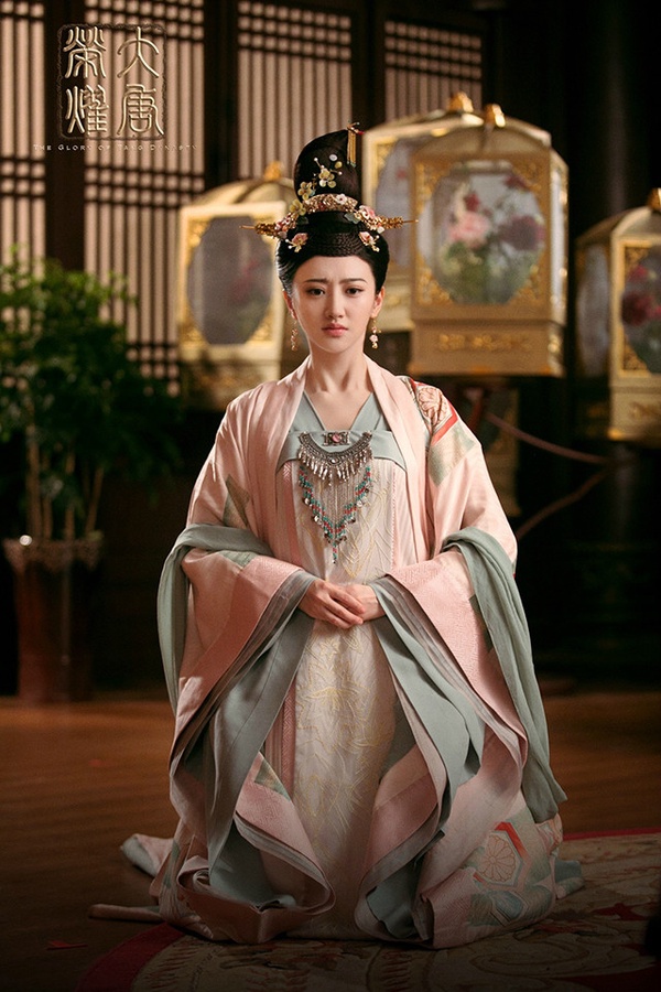 網評古裝劇最美「唐宮美人」TOP 3：景甜 飾演《大唐榮耀》沈珍珠