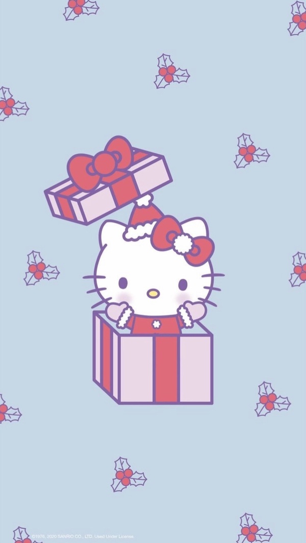 「聖誕版Kitty」手機桌布特蒐！Kitty扮成麋鹿太勾錐，美樂蒂雪人款桌布必收藏