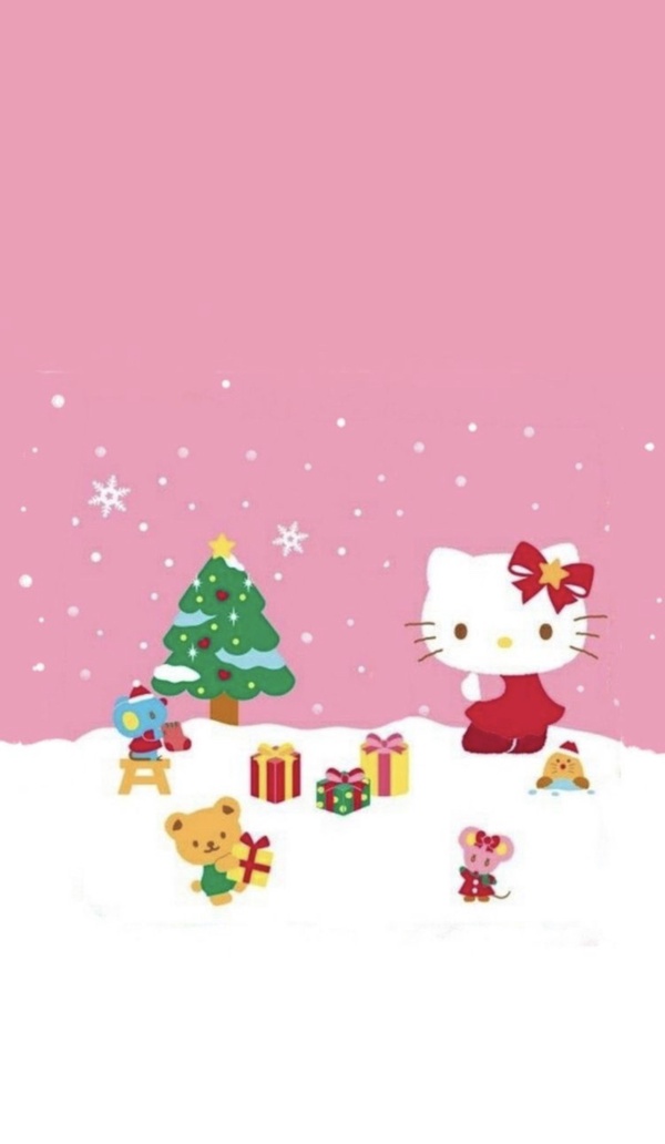 「聖誕版Kitty」手機桌布特蒐！Kitty扮成麋鹿太勾錐，美樂蒂雪人款桌布必收藏