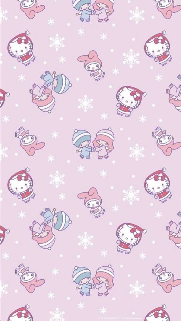 「聖誕版Kitty」手機桌布特蒐！Kitty扮成麋鹿太勾錐，美樂蒂雪人款桌布必收藏