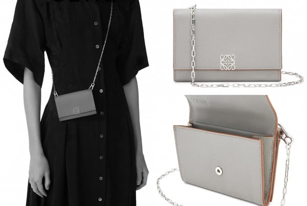 2022「質感灰精品皮夾/錢包」推薦！CELINE、DIOR、LV 絕美又實用，這款鏈條皮夾超欠買