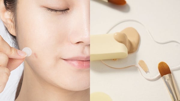 貼痘痘貼怎麼化妝？化妝師親授「痘痘遮瑕隱形術」替換2次痘貼是關鍵，一秒服貼不卡粉