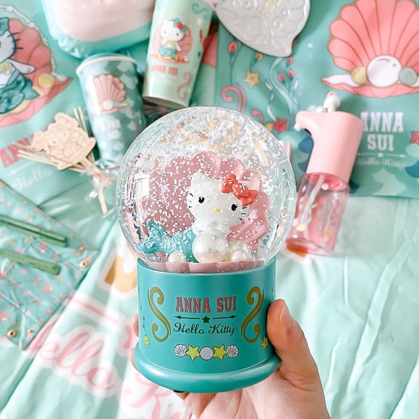 7-11集點活動「ANNA SUI x Hello Kitty 」第二彈！美人魚Kitty水晶球、洗手機都超可愛