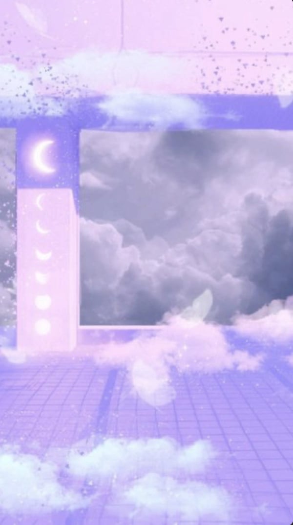 2022 Pantone「長春花藍」手機桌布特蒐！韓系塗鴉風超療癒，月光景色夢幻必收藏！