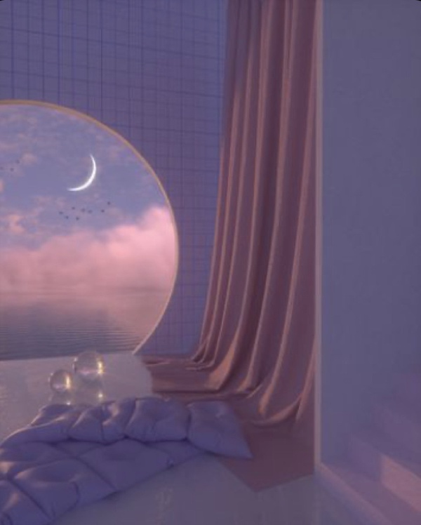 2022 Pantone「長春花藍」手機桌布特蒐！韓系塗鴉風超療癒，月光景色夢幻必收藏！