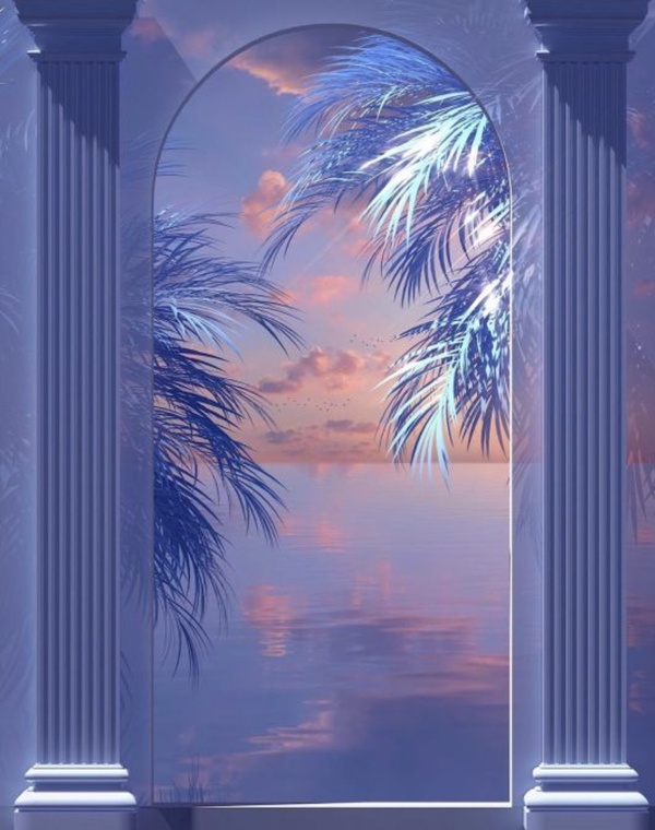 2022 Pantone「長春花藍」手機桌布特蒐！韓系塗鴉風超療癒，月光景色夢幻必收藏！