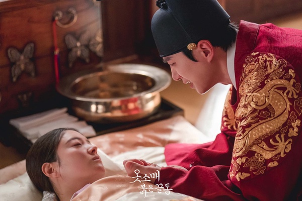 《衣袖紅鑲邊》彩蛋細節！結局「凌霄花」盛開藏隱喻，祘因德任分心，寫下的字是「愛」