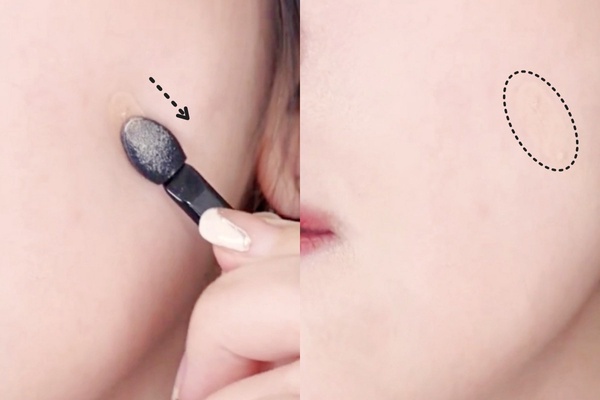 化妝師親授「眼影海綿棒」遮瑕技巧！3D腫痘、痘印馬上消失，遮瑕薄透自然、遮瑕度更高