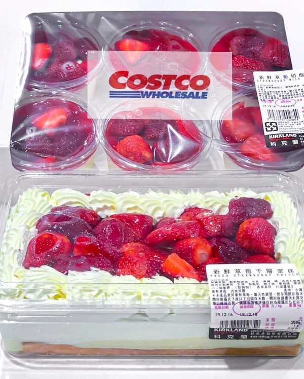 COSTCO「好市多草莓甜點」推薦！草莓生乳酪、紅絲絨蛋糕清爽不膩口、草莓大福網友激推