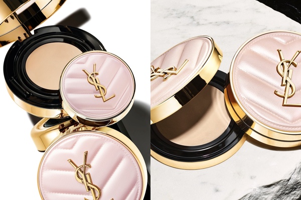 YSL 2022限量氣墊搶先看！情人節紅絲絨氣墊、夢幻粉氣墊絕美登場，極致黑氣墊奢華必收