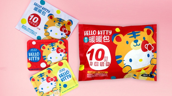 7-11 虎年KITTY暖暖包（10入），NT$120