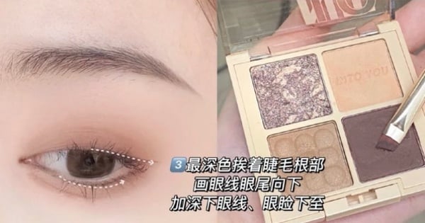 美哭！韓系「縱向臥蠶畫法」公開，臥蠶前窄後寬是關鍵，腫泡眼也能秒Get桃花電眼