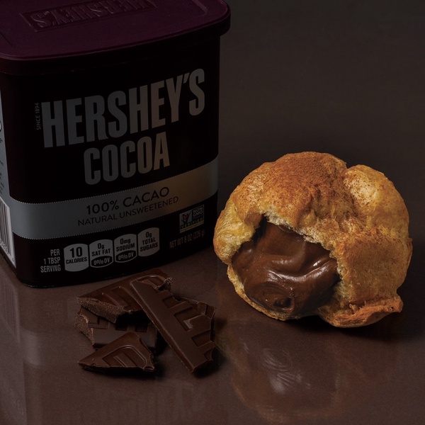 巧克力甜點加1！beard papa's推HERSHEY'S聯名巧克力泡芙限定只賣一個月，巧克力控必吃