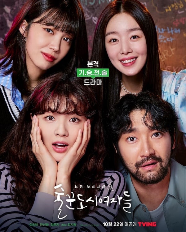 2月首週韓劇話題度TOP10：《酒鬼都市女人們》2.86%