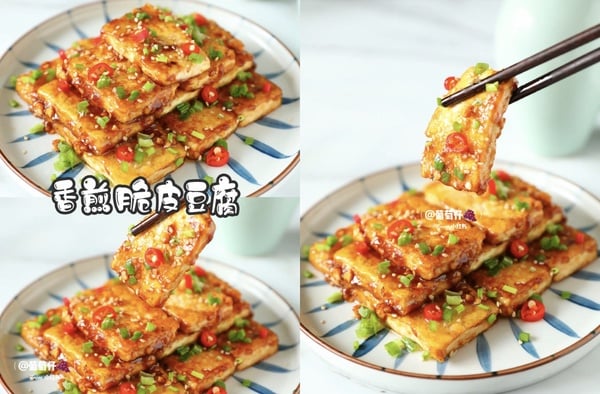 豆腐料理食譜推薦 3：香煎脆皮豆腐