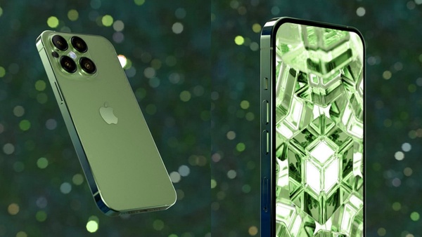 薄荷綠升級？iPhone 14夢幻「極光綠」概念圖曝光，四眼怪鏡頭+剪瀏海設計驚喜登場