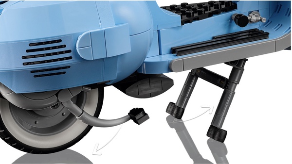 樂高LEGO最新聯名「偉士牌 Vespa 125」必入手！藍綠色復古機車，帶你重遊懷舊義大利！