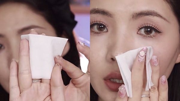 化妝師磨皮級「紙巾補妝法」公開！乳液+衛生紙一掃斑駁卡粉，賜你無瑕奶油肌