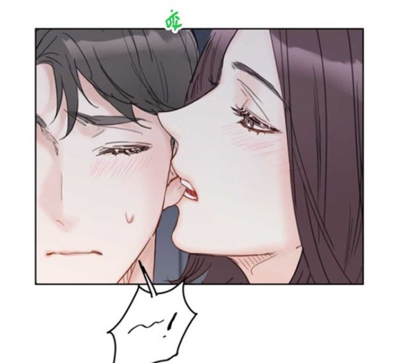 《社內相親》漫畫「床戲尺度更大」！副CP不只摘眼鏡還咬耳朵，泰武夏莉從腿一路吻上去