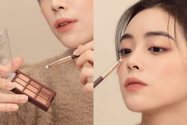 內雙、單眼皮必學「三角形」眼妝！眼頭眼尾畫出三角區，拉長矯正眼型、眼妝更乾淨